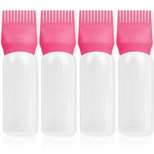 Wholesale Professional Custom Salon <b>Empty</b> clear pp Plastic 180ml Squeeze Applicator <b>Bottles</b> for Hair Oil Hair Dye <b>Bottle</b> - Product Image 1