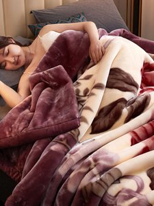 Coperta Invernale Ispessita <span class=keywords><strong>Rachel</strong></span> in Pile Corallo per Matrimonio, Doppio Strato, Calda, Antistatica, Alta Traspirabilità, Singola - Product Image 2