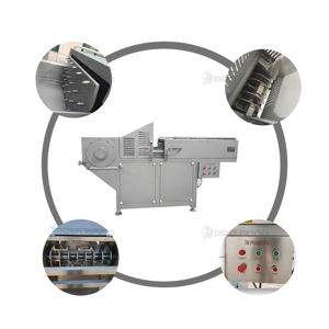 Máquina trituradora de carne congelada de acero inoxidable Buen rendimiento Durable Operación suave Servicio de larga vida Trituradora de carne congelada - Product Image 3