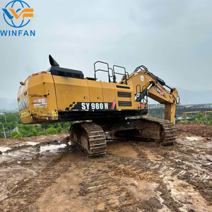 Excavatrice sur chenilles Sany SY980H d'occasion |   Configuration personnalisée de levage lourd pour la construction de fondations de barrages - Product Image 4