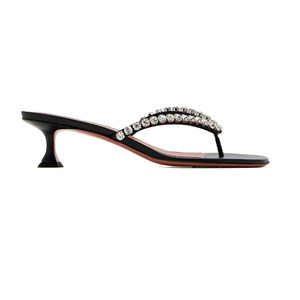 Nouvelle Collection Été 2026 – Sandales à <span class=keywords><strong>Talon</strong></span> Carré de <span class=keywords><strong>4</strong></span> <span class=keywords><strong>cm</strong></span> avec Strass Haut de Gamme et Bout Rond pour Femme - Product Image 4