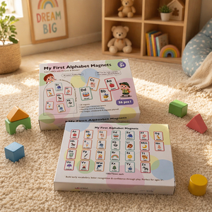 Magneti Alfabetici UCI Design per Imparare le Lettere, Giocattolo Educativo con Lettere Magnetiche per Bambini - Product Image 6