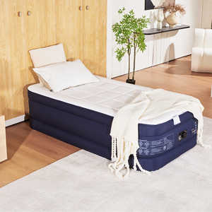 Cama de colchón de aire acolchada <span class=keywords><strong>individual</strong></span> Cama de aire autoinflable duradera elevada de <span class=keywords><strong>doble</strong></span> <span class=keywords><strong>altura</strong></span> con bomba integrada - Product Image 3