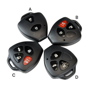 Clés de Véhicule en Gros, Coque de Clé de Voiture, Boîtier de Clé Vierge pour Clé <span class=keywords><strong>Toyota</strong></span> - Product Image 1