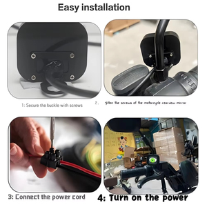 Cubierta de Espejo con Ojo de Demonio LED Multimodo, Seis Modos, Control Remoto, Lámpara Dinámica para Coche, Motocicleta, Bicicleta - Product Image 2