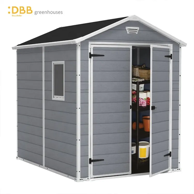 High Quality Plastic Shed Carport Garden Storage Shed Custom Pp Outdoor Storage