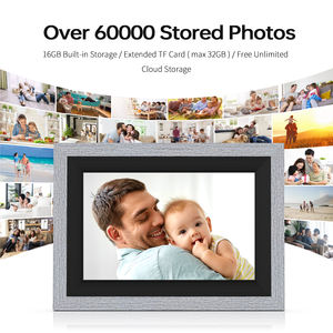 Diseño Delgado Lcd Marco de fotos de 10 pulgadas Álbum de <span class=keywords><strong>video</strong></span> de fotos digital Reproductor de publicidad Wifi de 10,1 pulgadas - Product Image 5