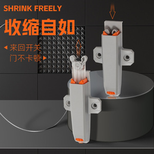 F2 Self-Locking <b>Door</b> <b>Catch</b> Plastic Minimalist Design Easy Installation For Storage Closet <b>Doors</b> - Product Image 5