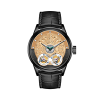Montres mécaniques pour hommes avec double tourbillon volant, motif dragon, lumineuses et étanches, conception personnalisée OEM ODM, nouveau design, avec protection du copyright