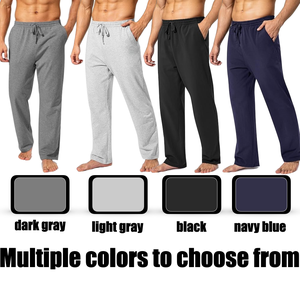 Pantalon de survêtement léger pour homme, coupe droite, avec poches, idéal pour la gym et la détente - Product Image 5