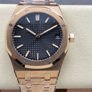 Venta al por mayor nuevo reloj mecánico de lujo de nivel superior movimiento impermeable Esfera de cristal azul reloj mecánico de lujo personalizado 41mm - Product Image 5