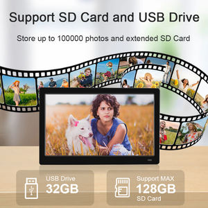 Prix le moins cher US PLUG Hd 15.4 pouces albums <span class=keywords><strong>photo</strong></span> cadre vidéo grand angle 178 ° cadre <span class=keywords><strong>photo</strong></span> numérique - Product Image 5