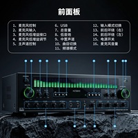 Amplificateur de puissance 7.1 canaux pour home cinéma et caisson de basses
