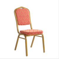 Chaises de mariage empilables en gros bon marché couvre chaises de banquet en métal d'occasion à vendre