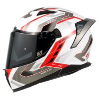 Casque Moto Modulaire Intégral Adulte Bleu Vert avec Grand Spoiler, Homologué ECE22.06 et DOT, en ABS, Anti-Perforation, Boucle à Libération Rapide