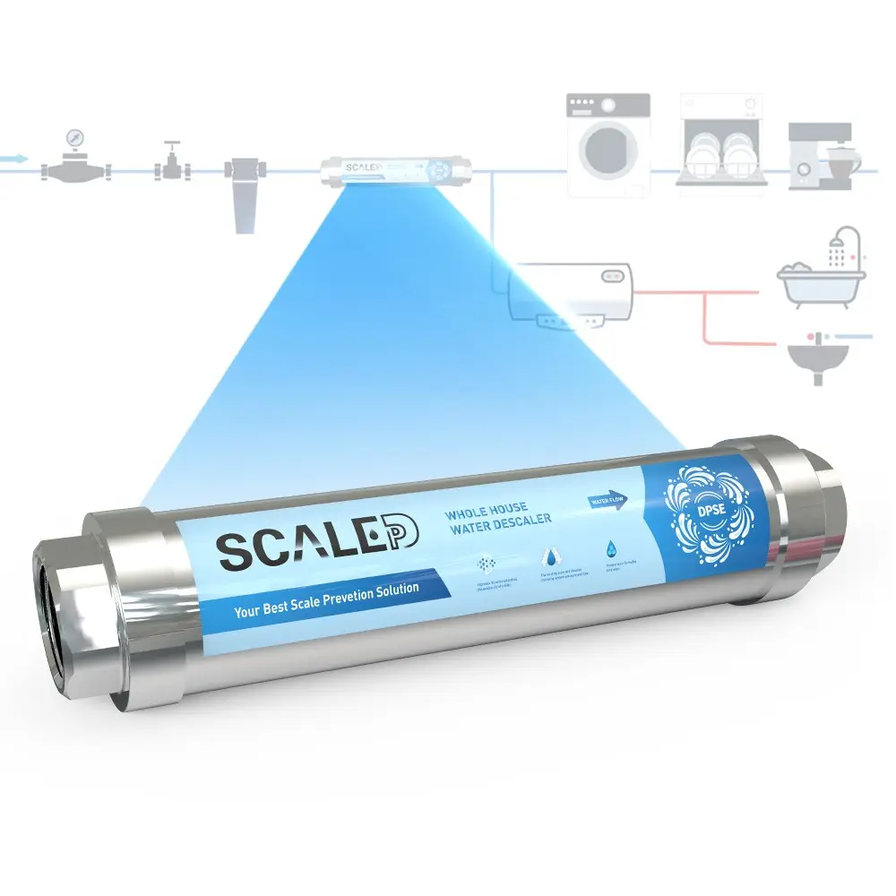 Scaledp Wassersystem Anti-Schale wartungsfreie Haushaltsgeräte Wasseraufbereitungseinheit Aufrüstung Wassereigrad