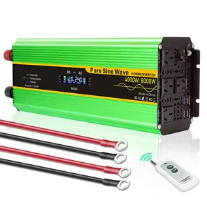 Wholesale Cheap LCD Display 4000W DC 12v to AC 220v Off Grid Micro Power Inverter