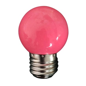 Newest Colorful E27 110V 220V Red Blue Green White Yellow Rgb Blubs Energy Saving LED <strong>Golf</strong> <strong>Ball</strong> Light Bulb <strong>Globe</strong> Lamp - Product Image 1