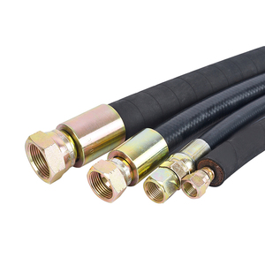 Tubo Idraulico in Gomma Nera ad Alta Resistenza alla Pressione R2at 1/4\" R5 Tubo e Raccordi - Product Image 3