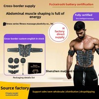 Appareil d'entraînement EMS pour la remise en forme, masseur abdominal, disque de massage, utilisation à domicile, modèle unisexe personnalisable FJ-1