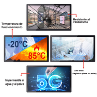 Pantalla Táctil Interactiva de 27-32 Pulgadas con Windows 10, Multitáctil, UV IR, para Kioscos, HMI, TFT LCD, USB, Resistente al Agua, para Exteriores