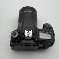 Appareil photo reflex numérique Canon 70D d'occasion avec objectif 18-55, écran tactile 20,2 MP, appareil photo numérique Canon 70D avec Wi-Fi, caméra d'enregistrement vidéo 1080p