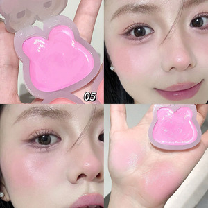 Cappuvini บลัชออนแบบเงาอเนกประสงค์สไตล์เกาหลีบลัชออนแบบกระต่ายน้อยขยายได้สำหรับนักเรียนใบหน้ามิเนอรัลน่ารัก - Product Image 3