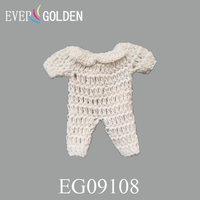 Bunte Baby-Shower Häkel-Dekorationen & -Geschenke Handgefertigtes Mini-Babykleid 100% Baumwolle Elegantes Neujahrsgeschenk mit Schneller Lieferung
