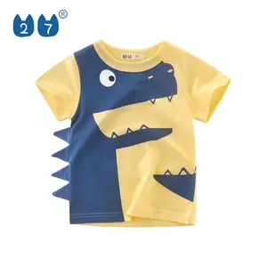 Bambini di Design Carino Dinosauro T Shirt Bambini Vestiti Per 2 A 10 Anni Vecchio Ragazzo