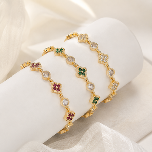 Wholesale HD Jewelry Hit Design Gold Plated Set 18k Plated Gold Fashion Jewelry <b>Bracelet</b> Et <b>Bracelets</b> for Women - Product Image 2