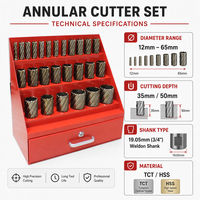 Kit de scies cloches annulaires TCT HSS pour la découpe de tôles métalliques