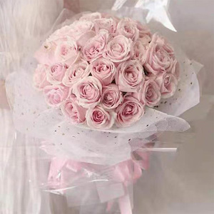 Sao Mặt Trăng Sợi Hoa Bao Bì Gạc 5 Yards/Cuộn Hàn Quốc Phong Cách Vàng Bó Hoa Gói Cho Valentine Của Ngày Giấy Thủ Công Mỹ Nghệ - Product Image 3