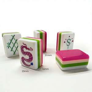 Set Mahjong Americano Personalizzato a 4 Strati in Acrilico, Disponibile negli Stati Uniti |   160 Tessere di Mahjong di Lusso Ecologiche, Spedizione Veloce Gratuita - Product Image 3