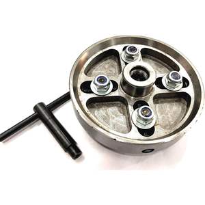 Mandrin de tour à 4 mors de 6 pouces en acier allié avec mors réversibles pour machines à bois, à métaux, de perçage, de meulage et de fraisage - Product Image 5