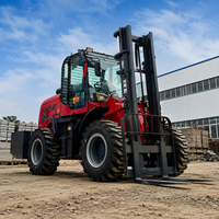 Allrad-Gabelstapler 4x4 Gabelstapler 2,5 Tonnen 3 Tonnen 5 Tonnen Hubhöhe 6m Selbstladender Diesel-Gabelstapler Verkauf