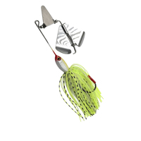 Leurre Buzzbait 7g/16g/20g avec Lame Métallique, Spinnerbait de Surface, Wobbler et Swim Jig pour la Pêche au Black-bass, au Brochet et au Musky