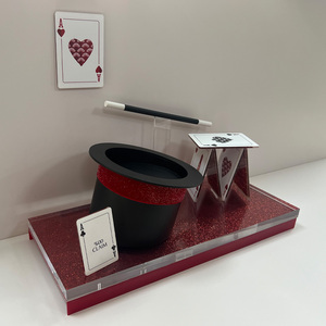 Expositor Acrílico con Temática <span class=keywords><strong>de</strong></span> Magos, Estante <span class=keywords><strong>de</strong></span> Exhibición para Cartas <span class=keywords><strong>de</strong></span> Póker, Sombreros <span class=keywords><strong>de</strong></span> Magia y Cosméticos para Tiendas Minoristas - Product Image 2