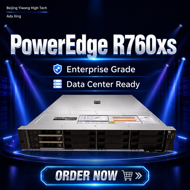Dells R760XS 2U Xeon 5520+ DDR5 4800 SATA SSD H755 RAID BOSS N1 10GB OCP3.0 TPM2.0 IDRAC9 Cloud Virtualization Rack Server