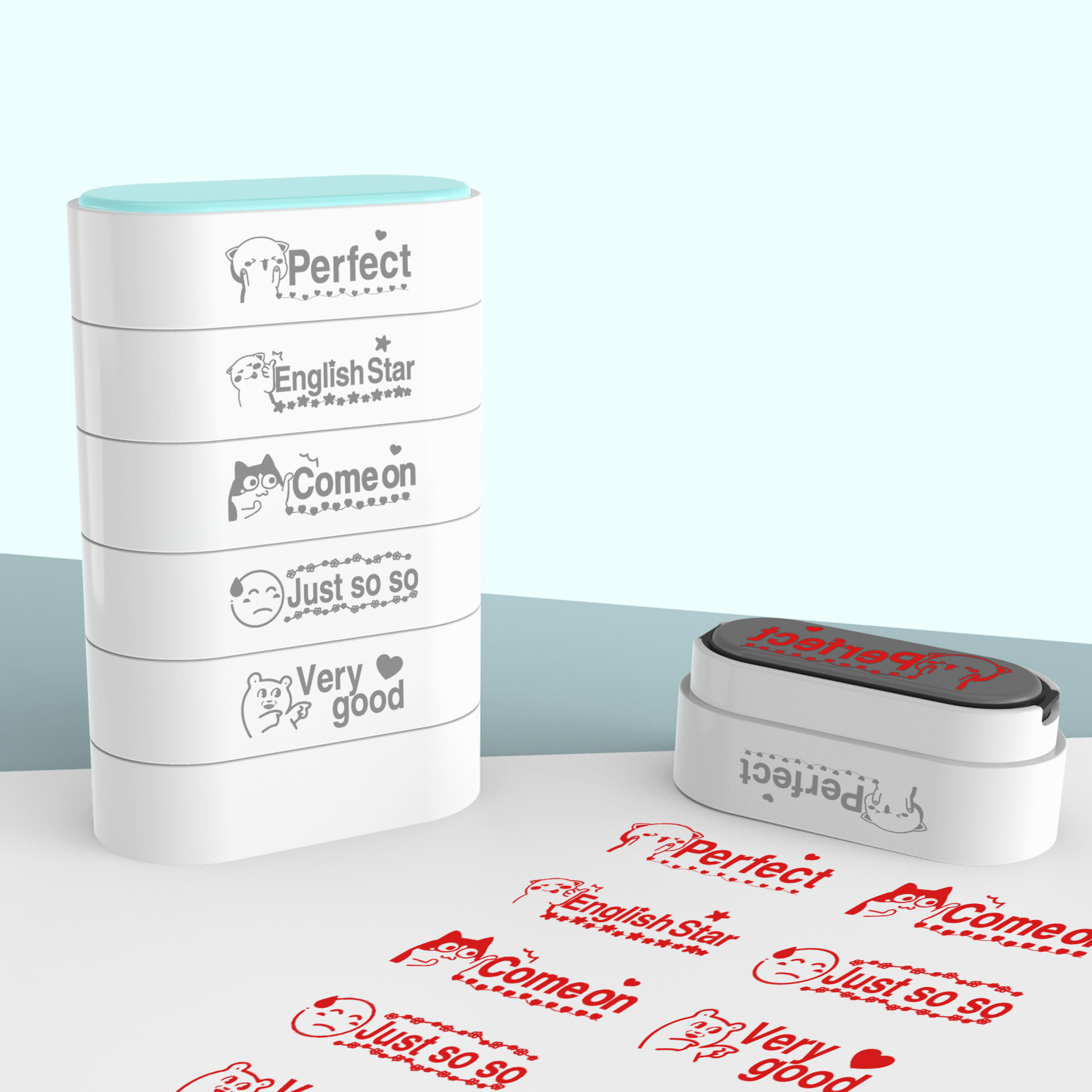 Building block stamp-white-english version