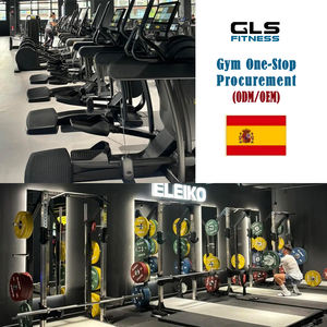 Machine latérale pour la poitrine et le dos GLSFITNESS - Presse pectorale et tirage latéral à charge de plaques unilatérale pour le renforcement musculaire - Product Image 6