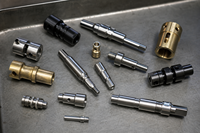 Swiss-Type CNC Turning Brass Knurled Nuts for Instrument Panels | OEM Custom Parts
