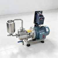 Pompe d'émulsification à cisaillement multi-étages en acier inoxydable, émulsifiant adapté à l'émulsification de dispersion de résine adhésive
