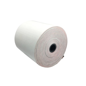 Rouleau de papier thermique en gros 80x80mm 57x50mm 57x40mm, papier de caisse monoface 100% pure pâte de bois certifié ISO 9001 - Product Image 1