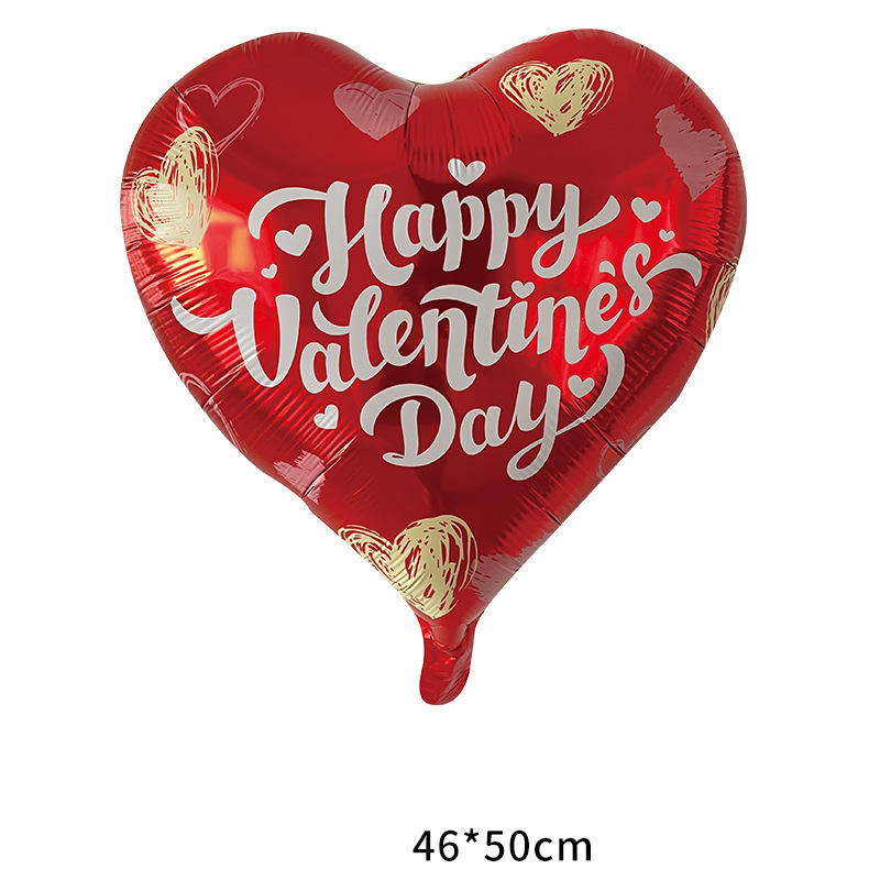 Red Happy valentine's day