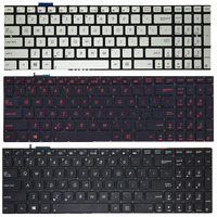Clavier pour ordinateur portable Asus N56V U500VZ N76V N550j N750j Q550L N56VM, clavier d'ordinateur portable avec rétroéclairage pour ordinateur portable Asus
