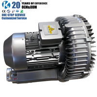 Pompe à air et souffleur monophasé 220V haute pression 10 CV pour oxygénation d'étang et traitement des eaux usées, entièrement automatique, OEM