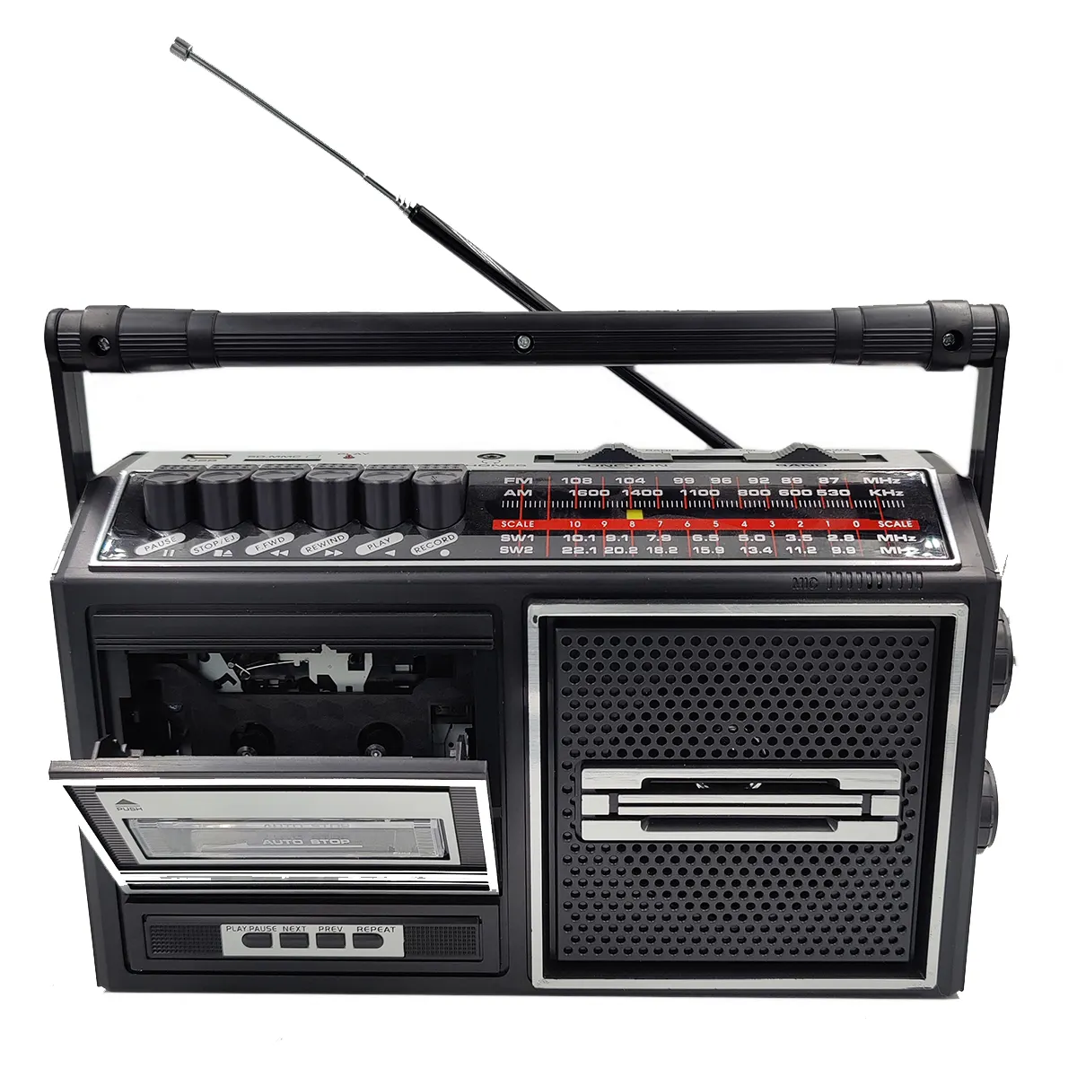 Cmik-REPRODUCTOR DE cassette vintage am/fm/SW, cinta de radio AM y FM de buena calidad, 3 bandas, oem, mk-130