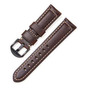 Correa de reloj de cuero genuino Vintage de fábrica 22mm 24mm 26mm CAMBIO DE Color correa de reloj de cuero de vaca italiana pulsera para <span class=keywords><strong>Panera</strong></span> - Product Image 6