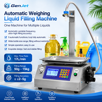 Machine de remplissage liquide intelligente à pesage, débit élevé 17L/min, dosage quantitatif 50g-15kg, station de dosage automatique précise 200W