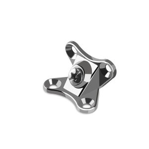 Butterfly Shaped Corner Bracket Zinc Alloy Plastic Durable Furniture Connector For Wooden <b>Cabinet</b> Hardware - Product Image 2
